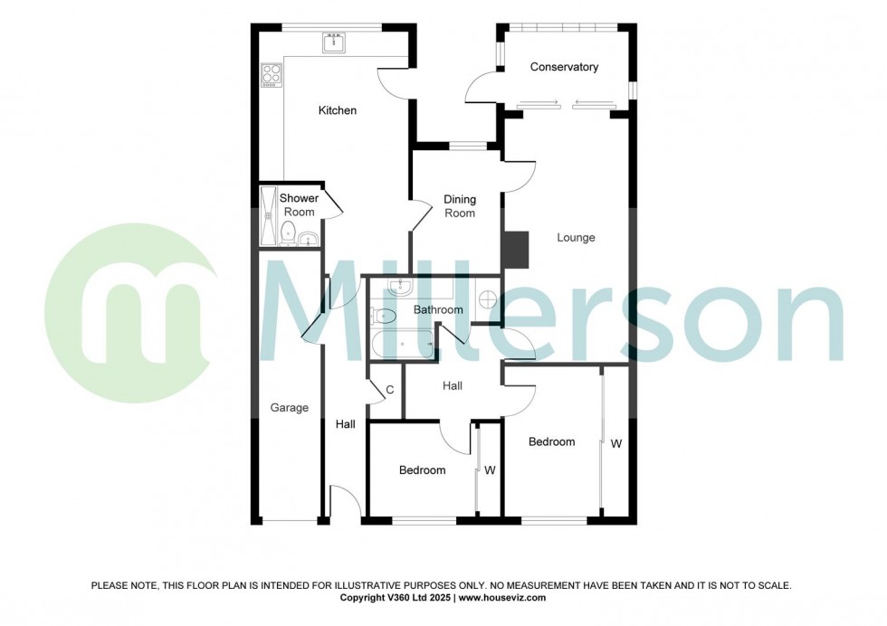 Floorplan for Chynowen Parc, Cubert, Newquay
