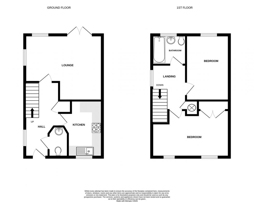 Floorplan for Fairfields, Probus, Truro