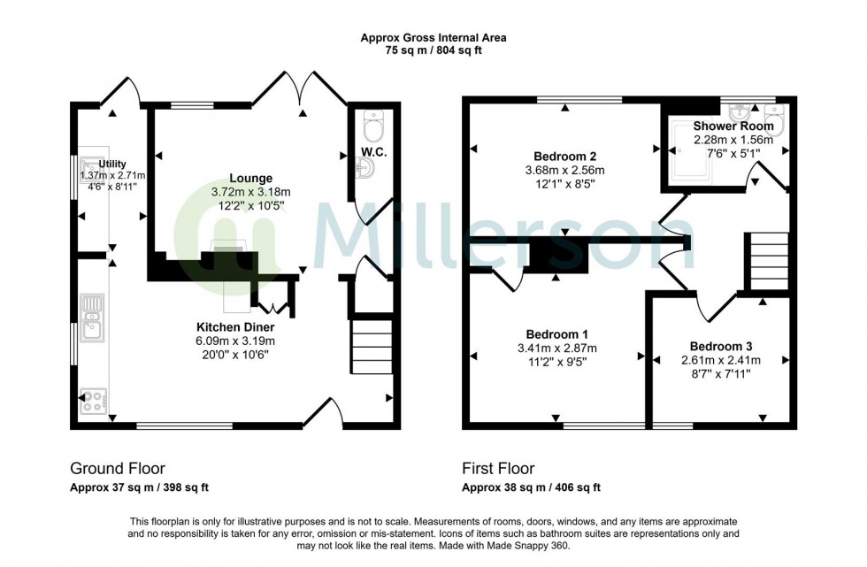Floorplan for Budnic, Perranporth, TR6