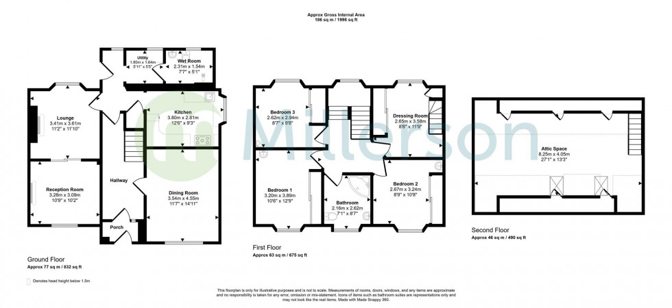 Floorplan for Eastbourne Road, St. Austell