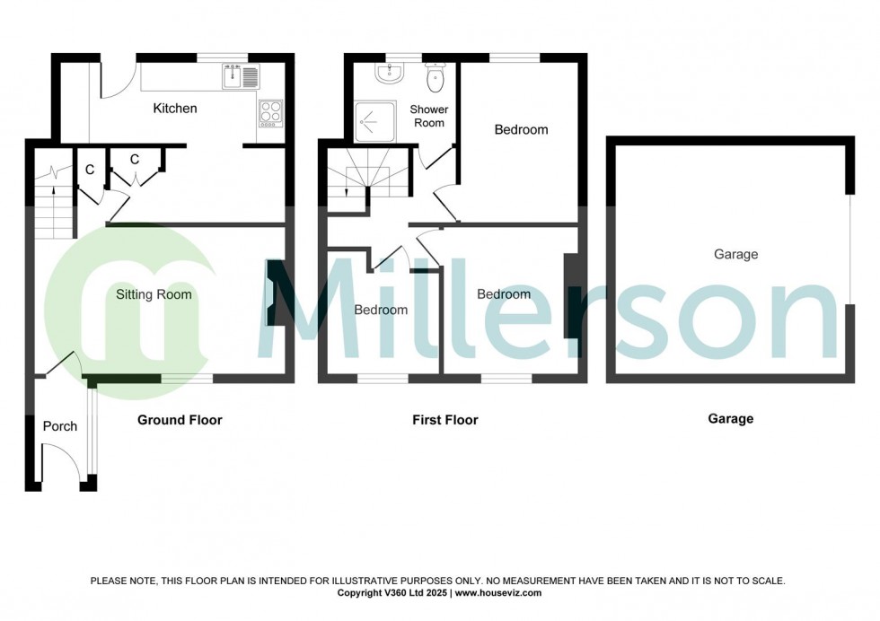 Floorplan for Trehan, Nr Saltash, Cornwall