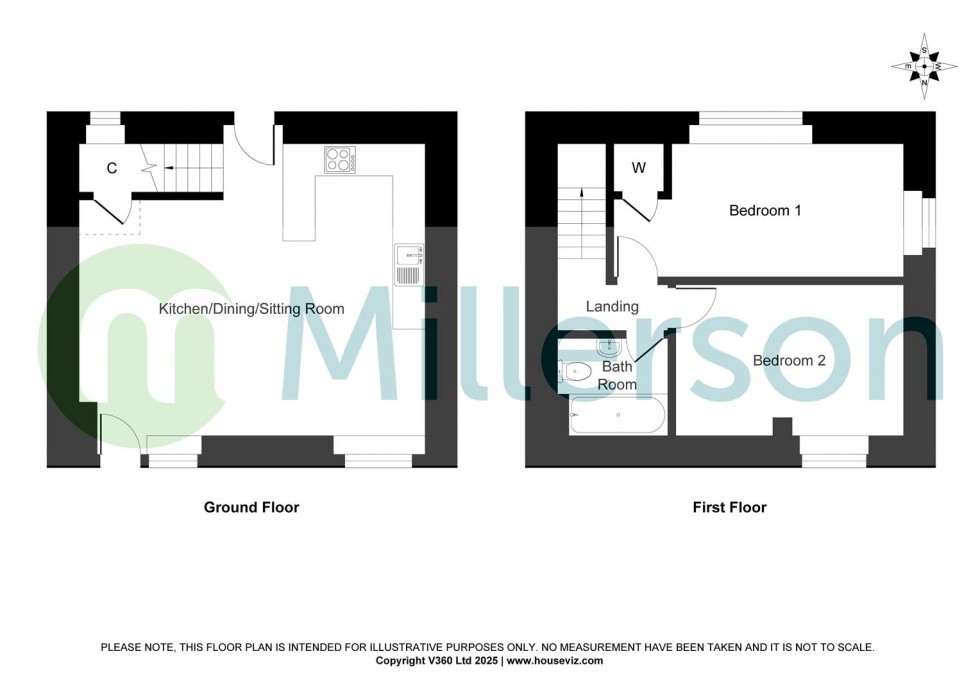 Floorplan for Polyphant, Launceston. PL15