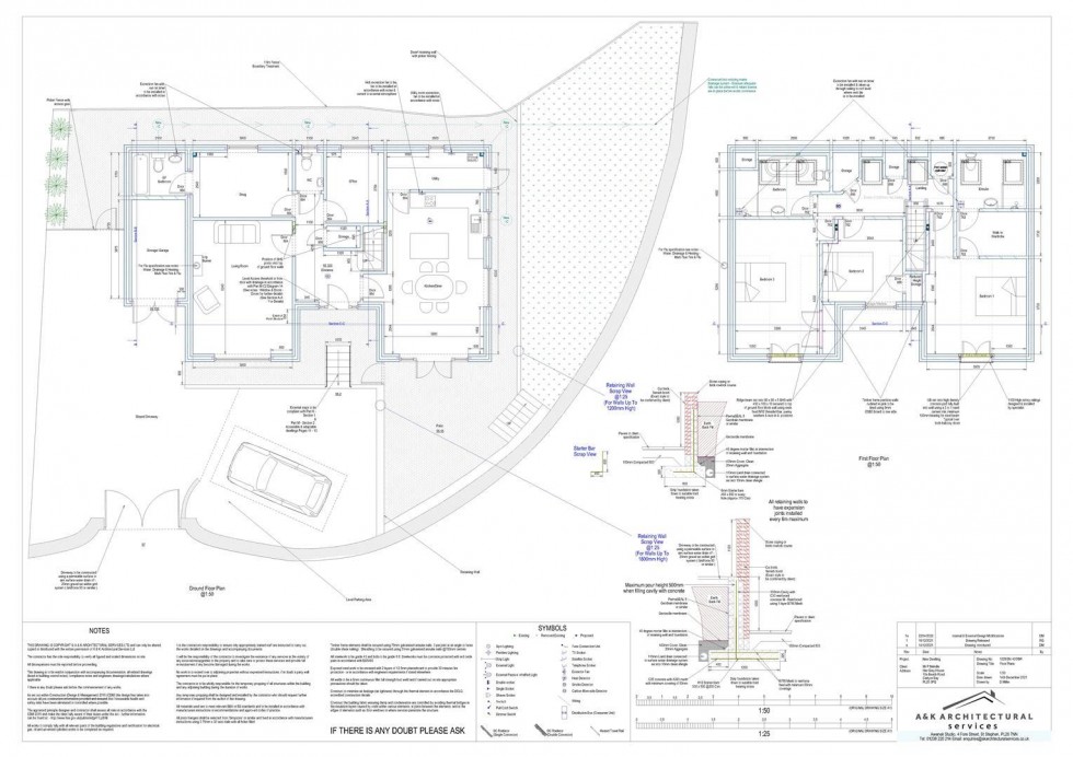 Floorplan for Building Plot - Beach Road