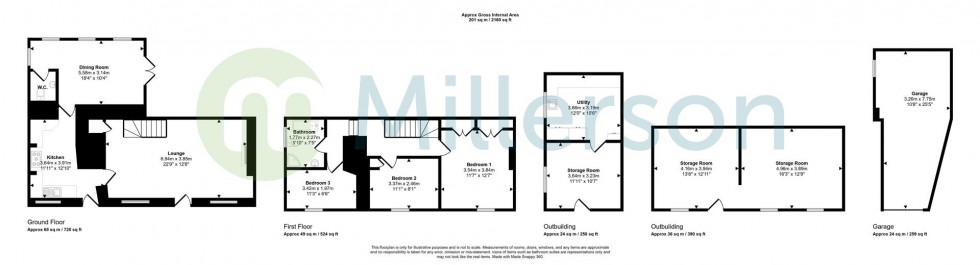 Floorplan for St. Stephen, St. Austell