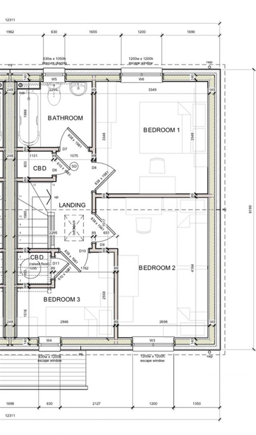 Floorplan for Tolver Close, Hayle