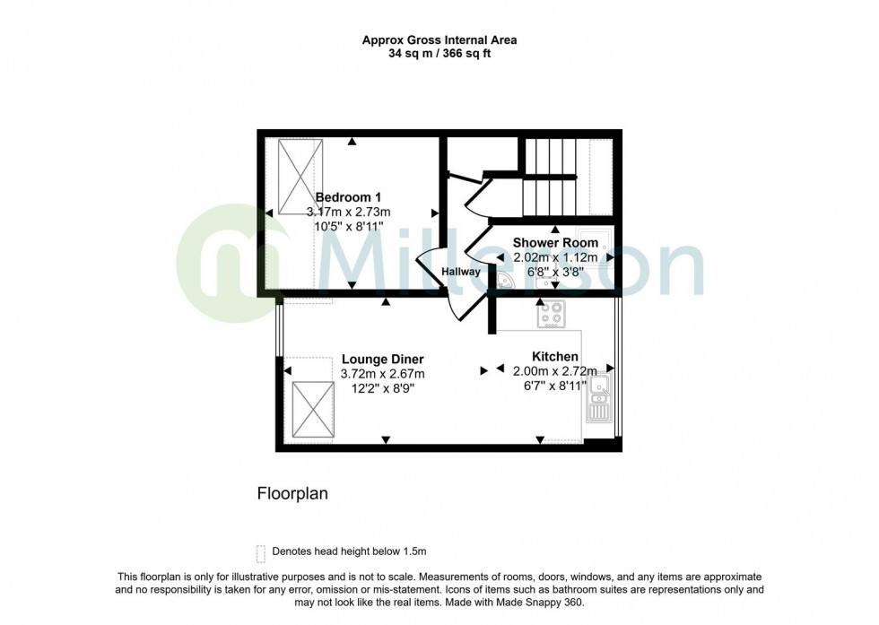 Floorplan for Trevose Avenue, Newquay