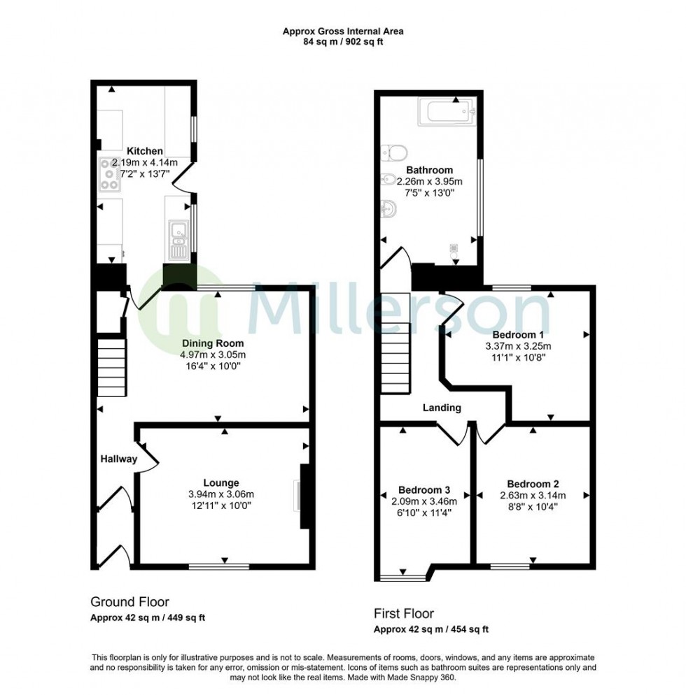 Floorplan for Mount Wise, Newquay