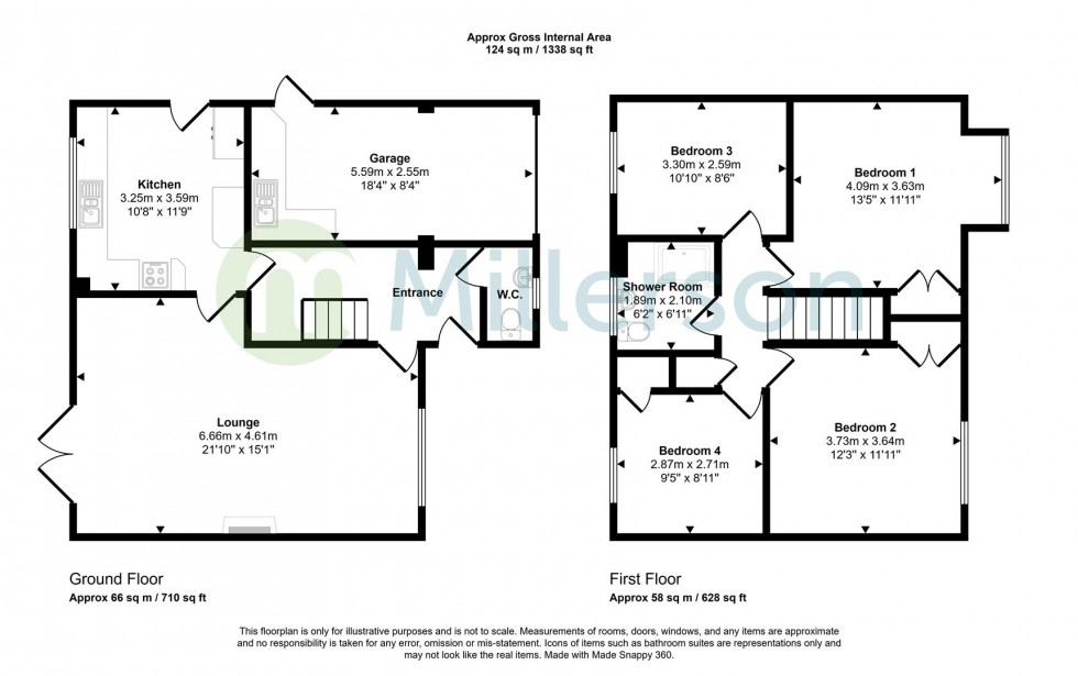 Floorplan for Edgcumbe Green, St. Austell