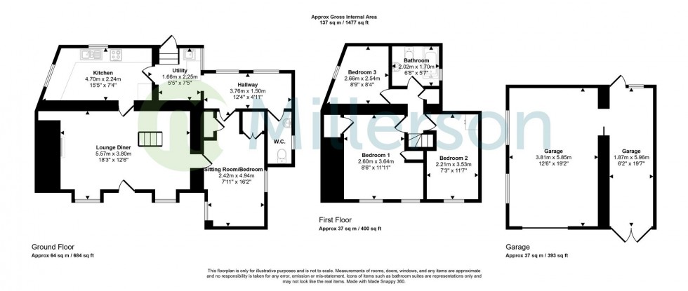 Floorplan for High Street, St. Austell