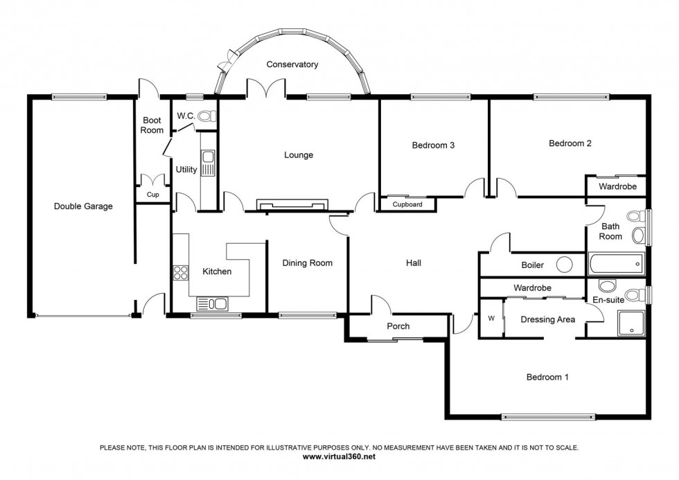 Floorplan for Langdon Cross, Launceston,Cornwall