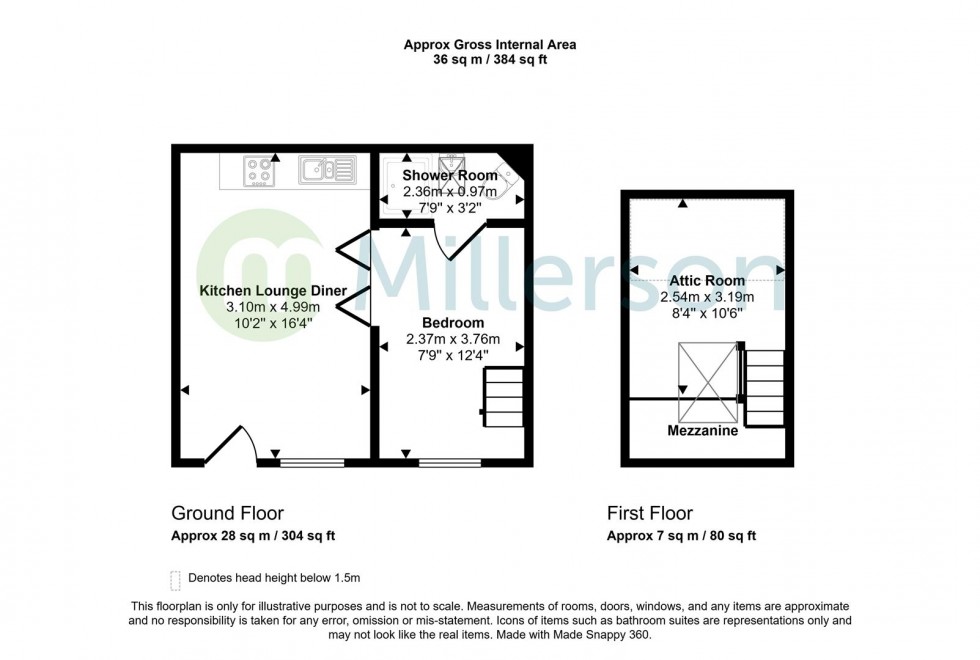 Floorplan for New Street, Falmouth
