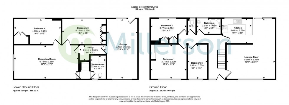Floorplan for Tremena Gardens, St. Austell