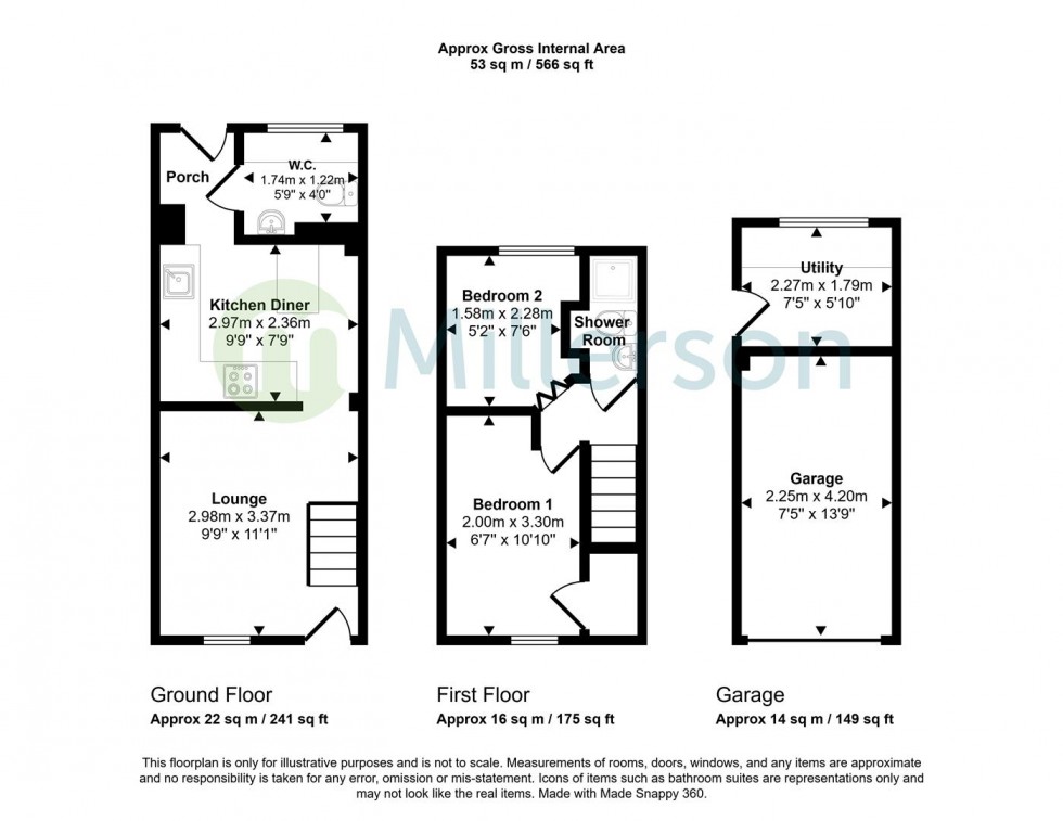 Floorplan for Newtown, Fowey