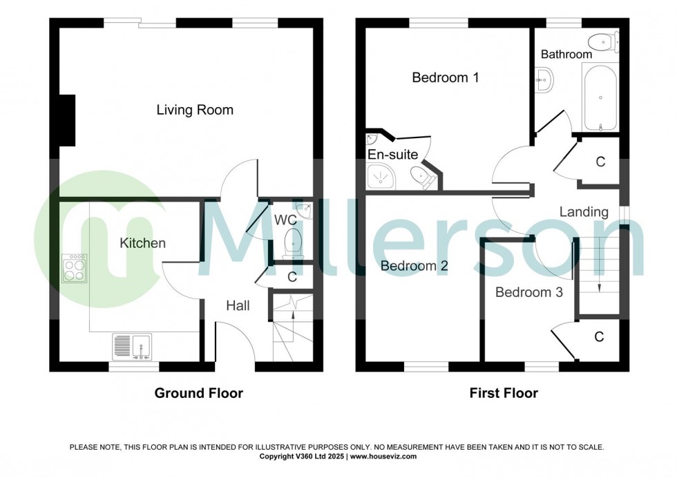 Floorplan for Church Walk,South Petherwin,Launceston