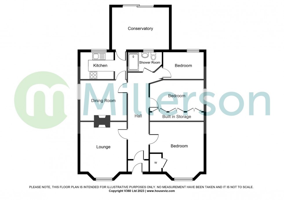Floorplan for Charles Street, Bugle, St. Austell