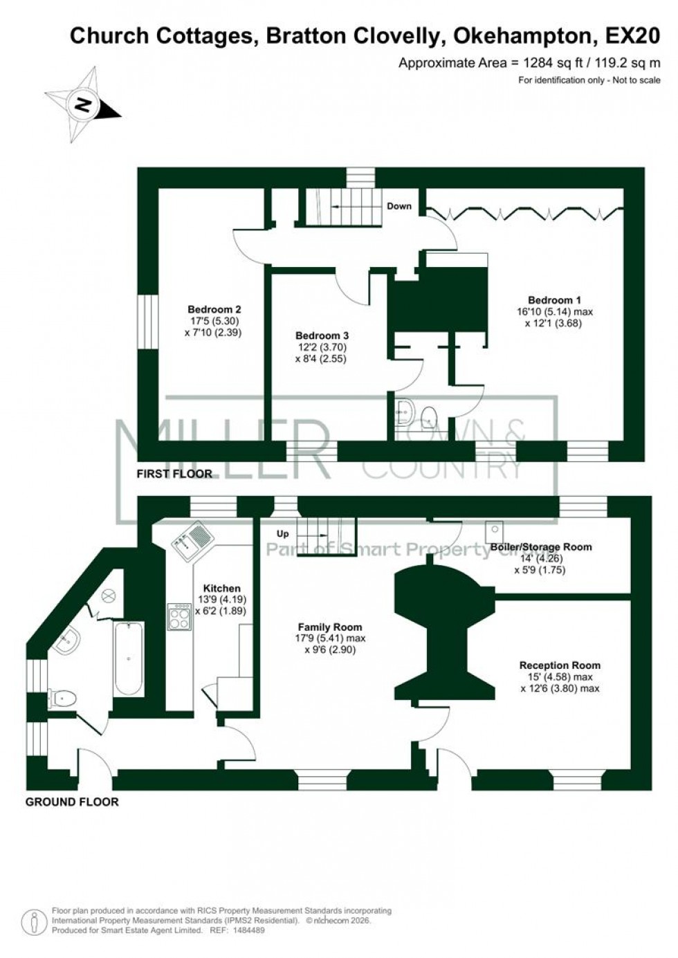 Floorplan for Bratton Clovelly, Okehampton