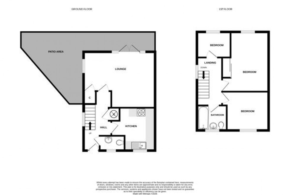 Floorplan for Miners Way, St. Agnes