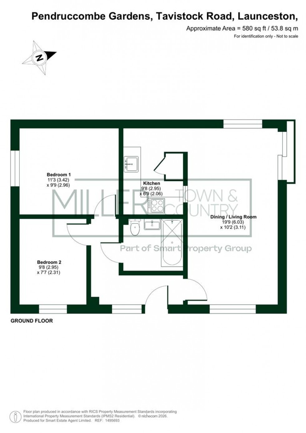 Floorplan for Tavistock Road, Launceston