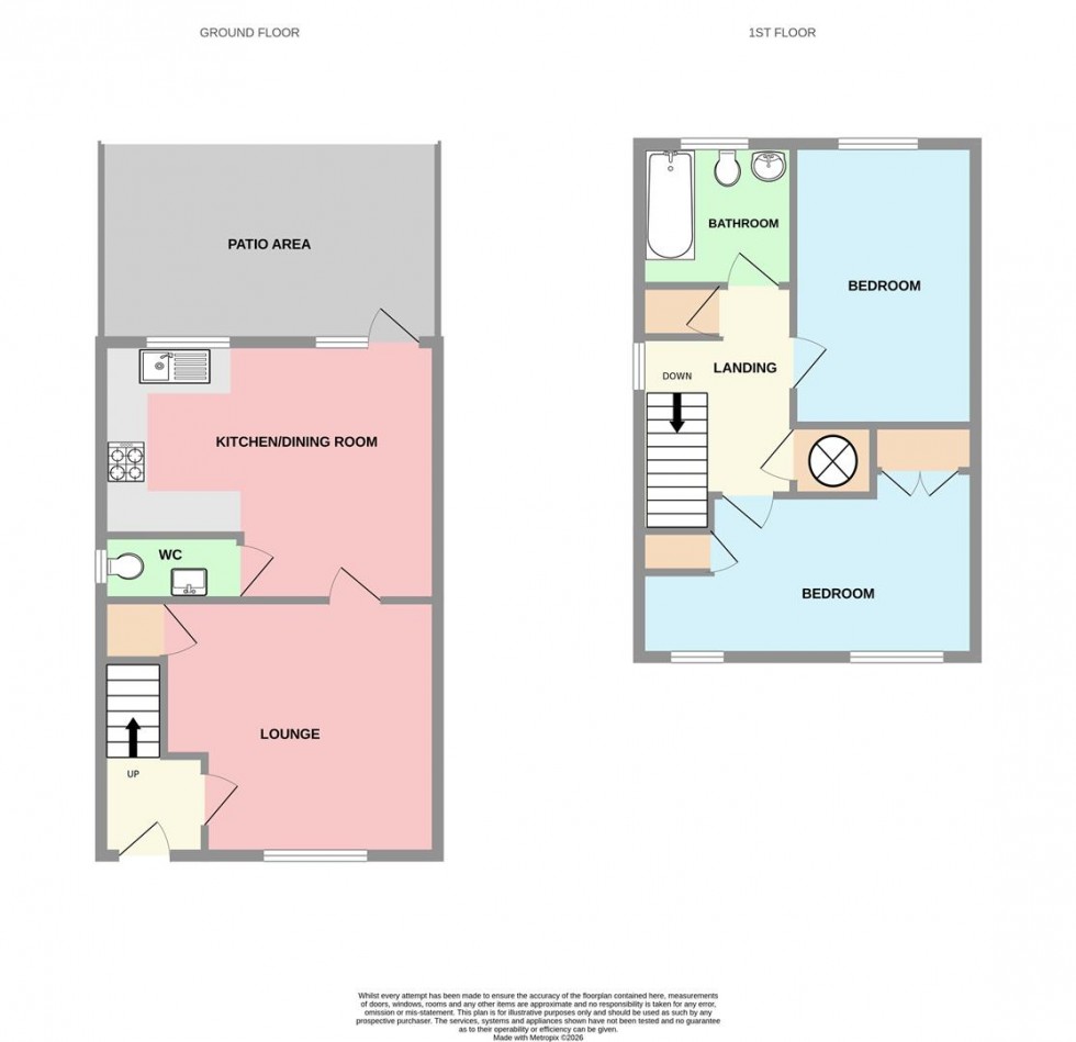 Floorplan for Walters Close, Leedstown, Hayle