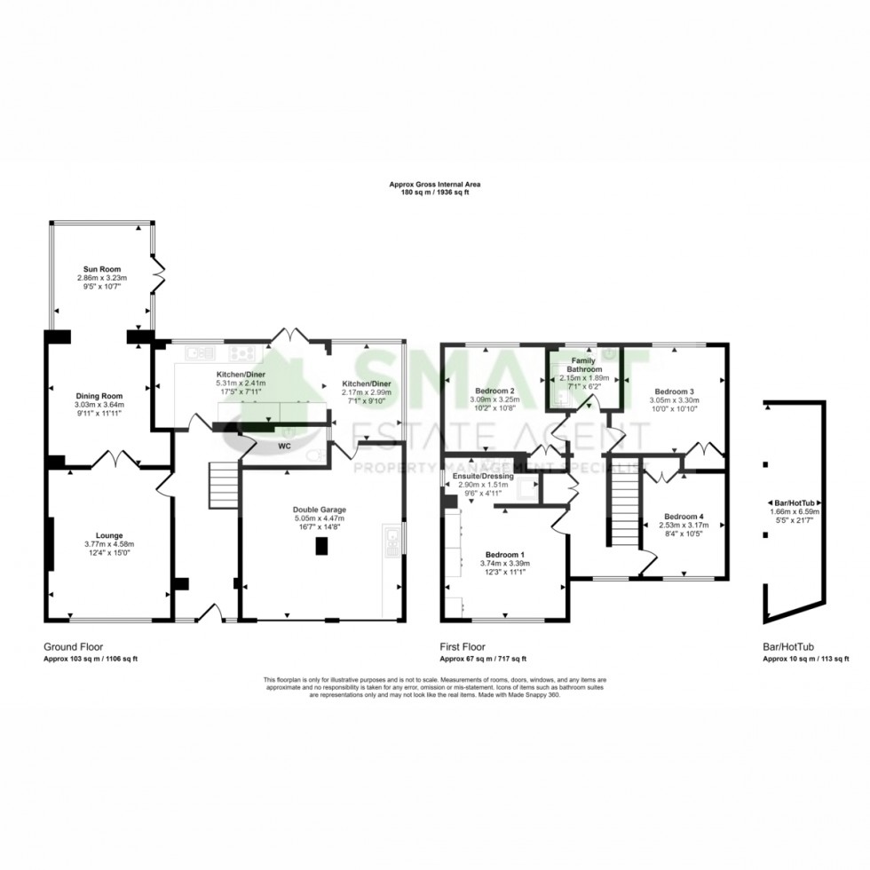 Floorplan for Vestry Drive, Exeter, EX2