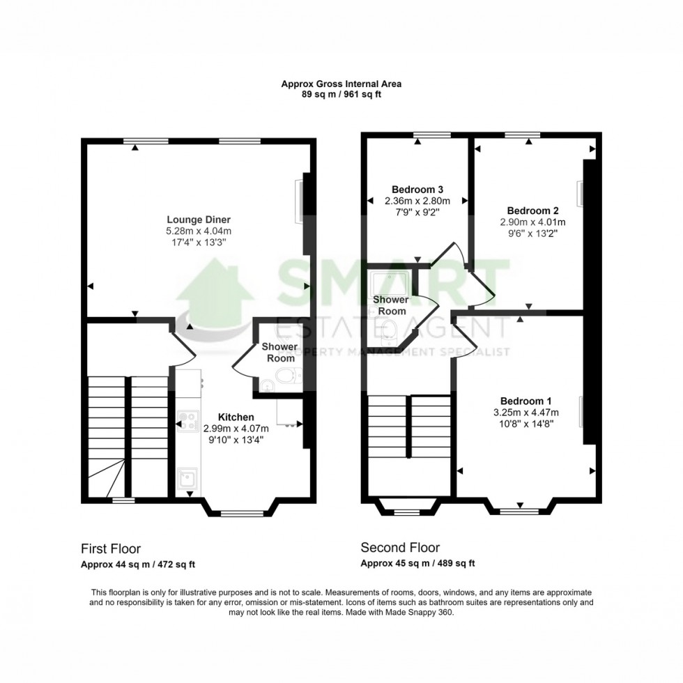 Floorplan for Fore Street, Exeter, EX4