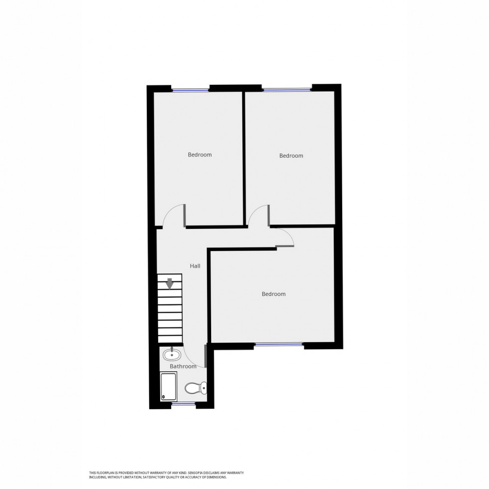Floorplan for Queens Terrace, Exeter, EX4