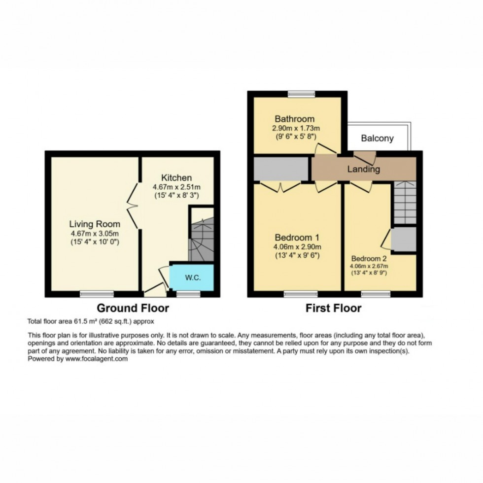 Floorplan for High Street, Exeter, EX10