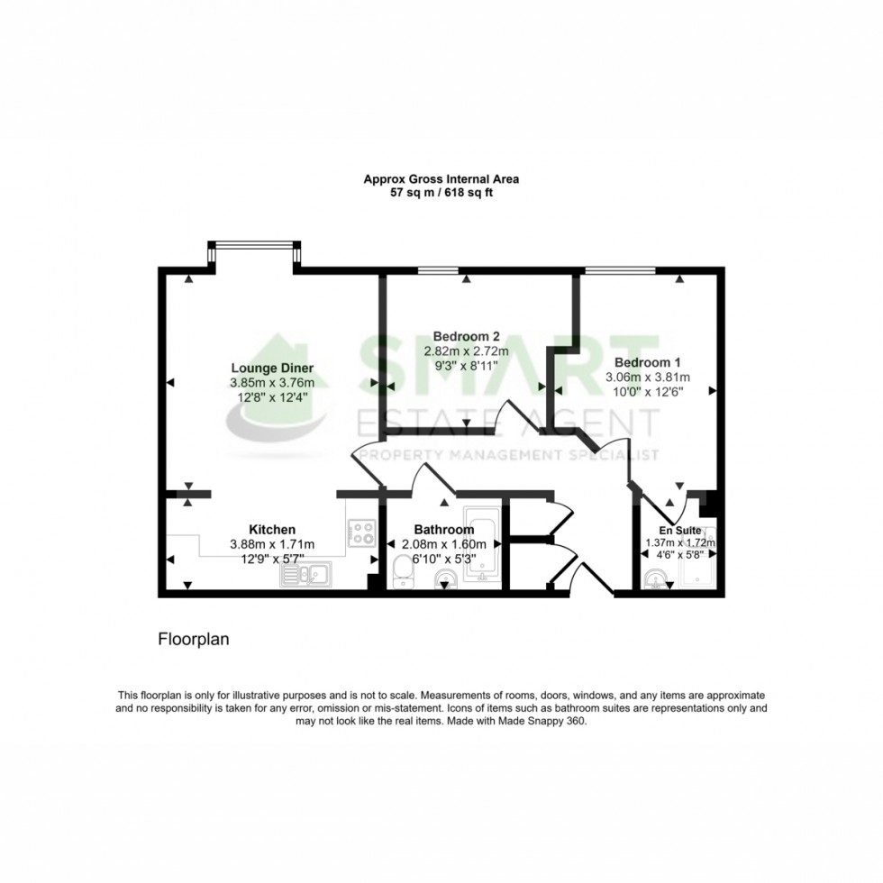 Floorplan for Richmond Court, Exeter, EX4