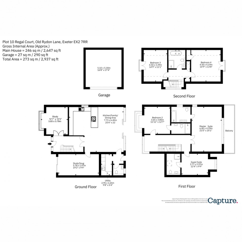 Floorplan for Regal Court, Exeter, EX2
