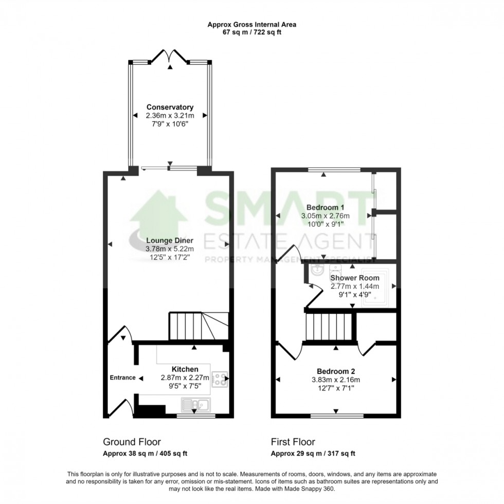 Floorplan for Kingswood Close, Exeter, EX4