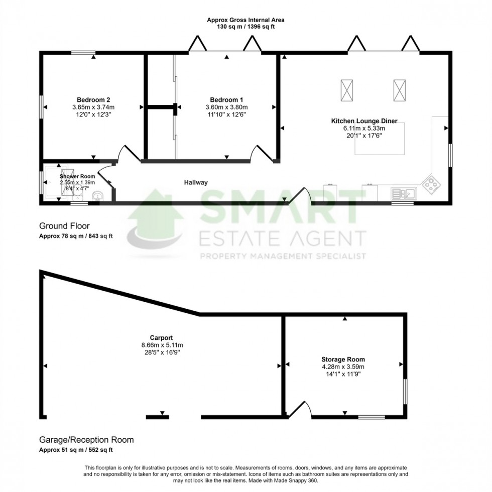 Floorplan for Farringdon, Exeter, EX5