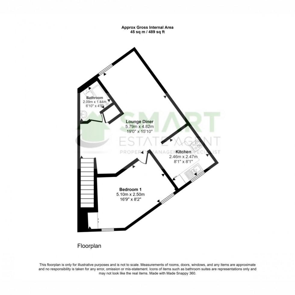 Floorplan for Commercial Road, Exeter, EX2