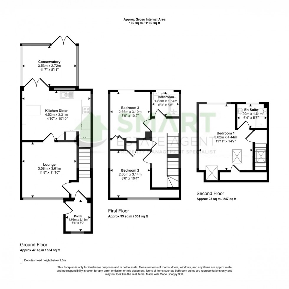 Floorplan for Redhills, Exeter, EX4