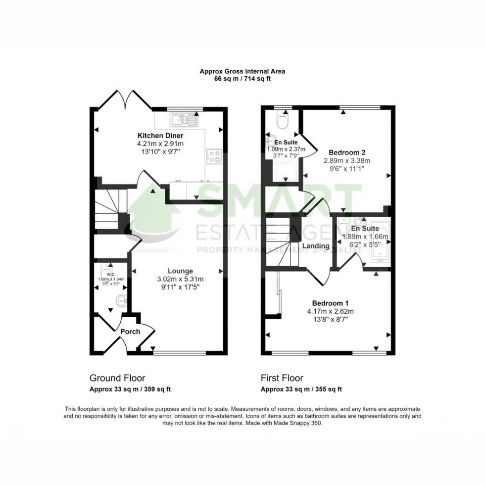 Floorplan for woodlands Drive, Exeter, EX2