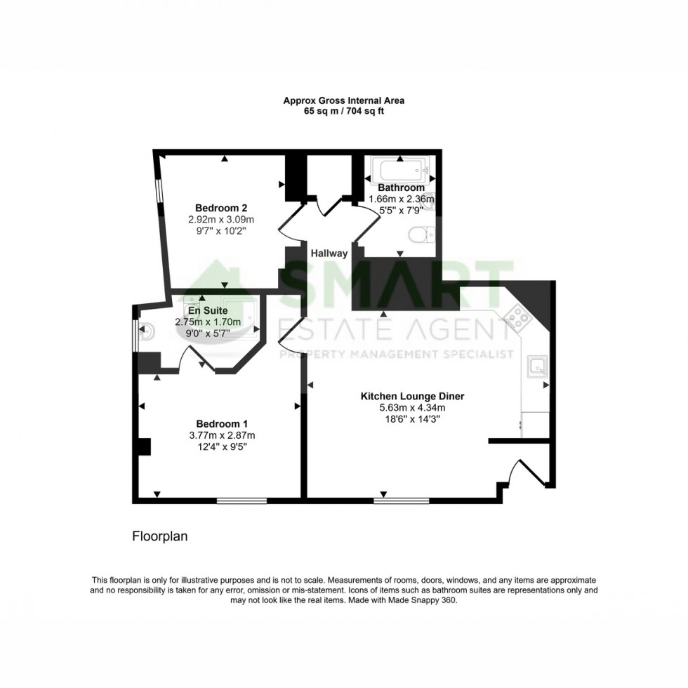 Floorplan for 35-37 St Davidâs Hill, Exeter, EX4