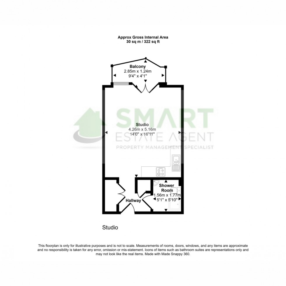 Floorplan for New North Road, Exeter, EX4