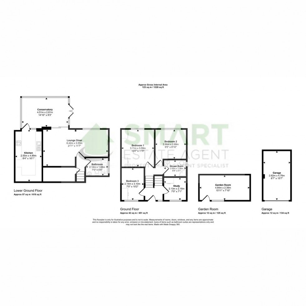 Floorplan for Chancellors Way, Exeter, EX4