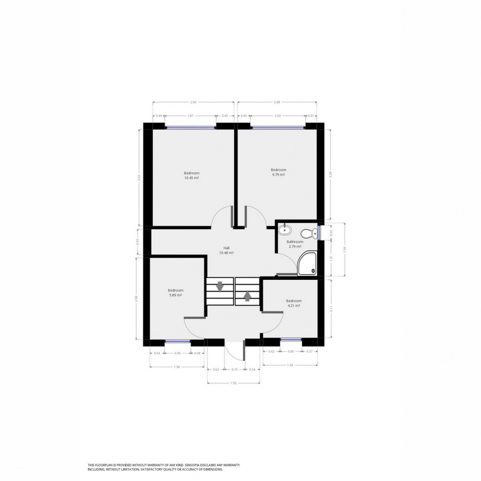 Floorplan for Chancellors Way, Exeter, EX4