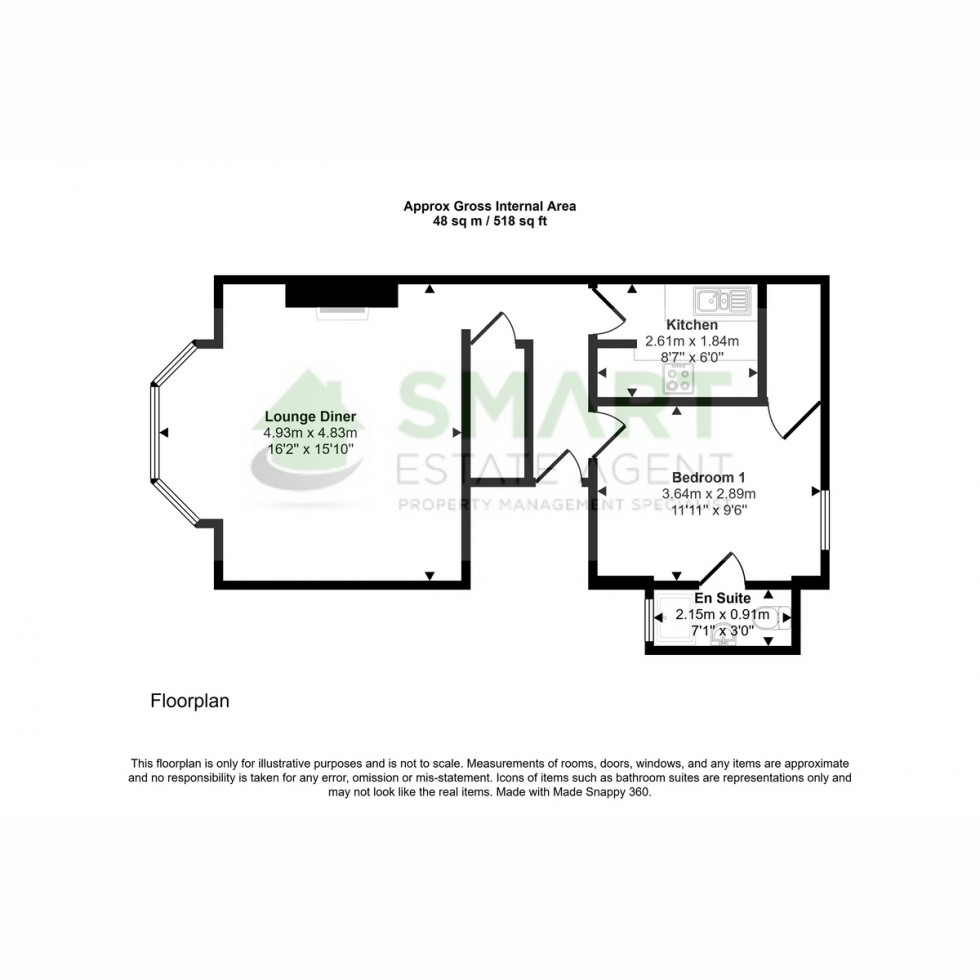 Floorplan for Blackall Road, Exeter, EX4