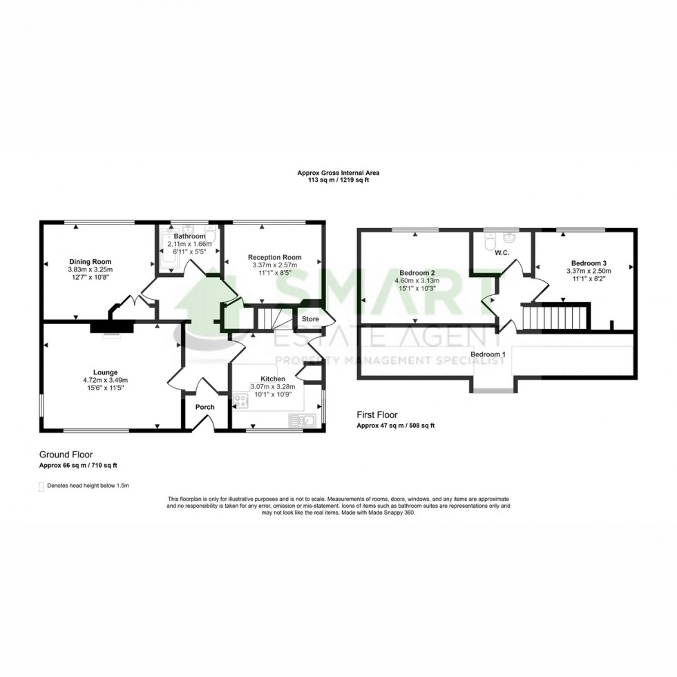 Floorplan for Topsham Road, Exeter, EX2