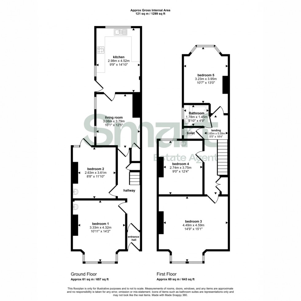 Floorplan for Monks Road, Exeter, EX4