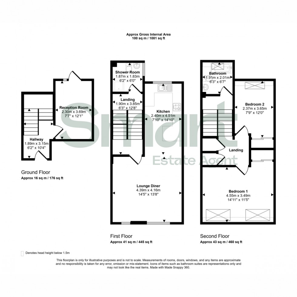 Floorplan for Eldertree Gardens, Exeter, EX4