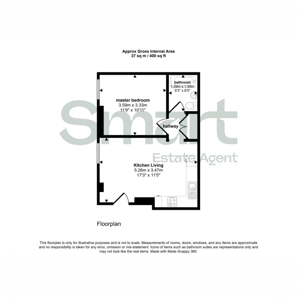 Floorplan for Mount Dinham Court, Exeter, EX4