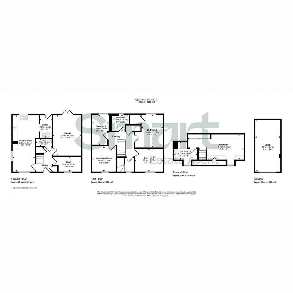 Floorplan for Sybil Mead, Exeter, EX1