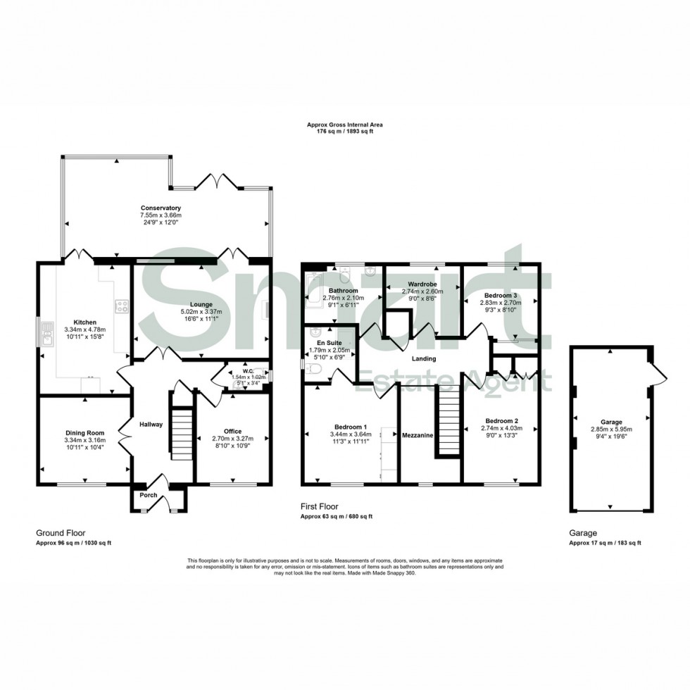 Floorplan for Liberty Way, Exeter, EX2